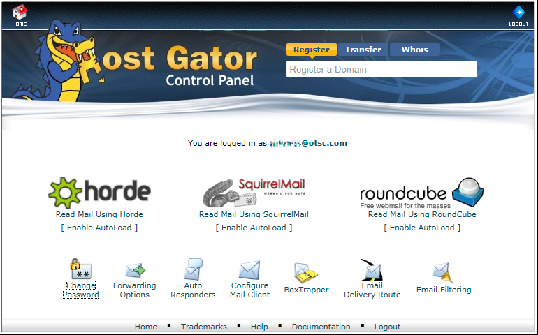 Webmail cPanel